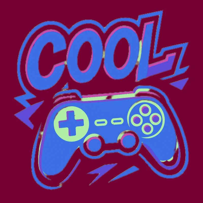 Neon Gaming Controller