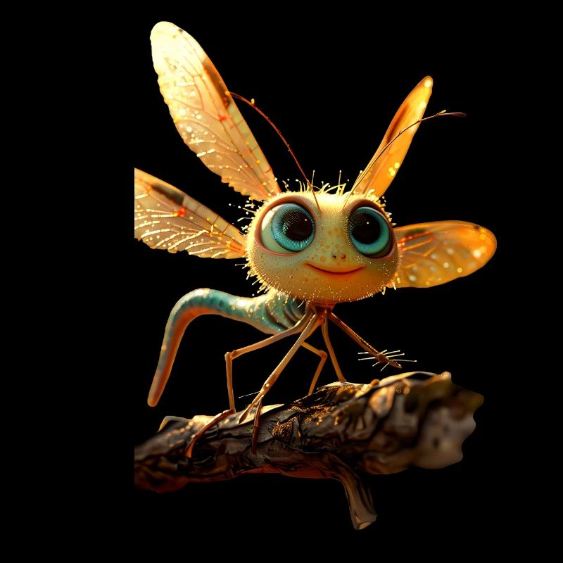 Libellule Libellule Ailes Colorées Libellules Mignonnes