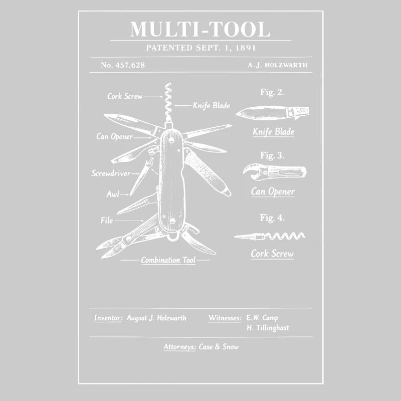 Multi-Tool Blueprint Patent Art