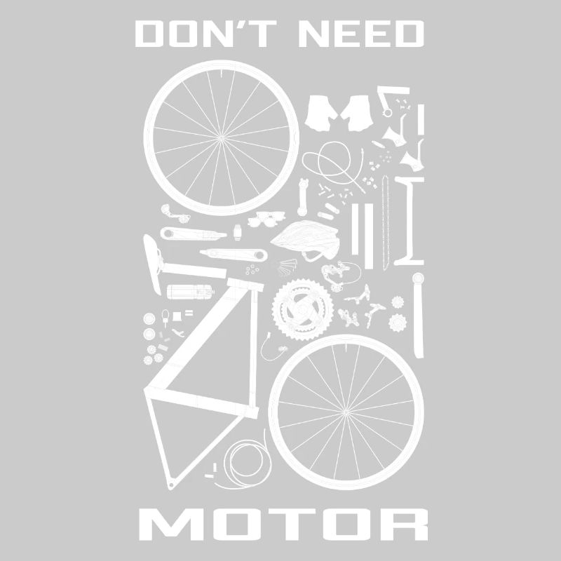 Brauchen Sie keinen Motor, nur Ihre Beine!