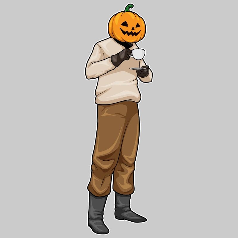 Jack O Lantern Halloween Coffee
