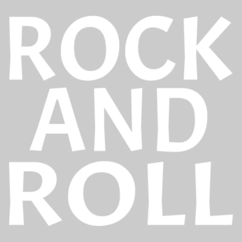 Conception typographique dynamique rock and roll