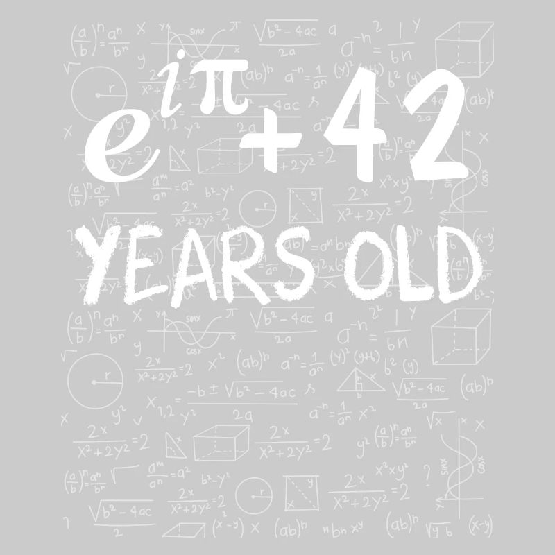 41st birthday 41 years old Euler Identity gift