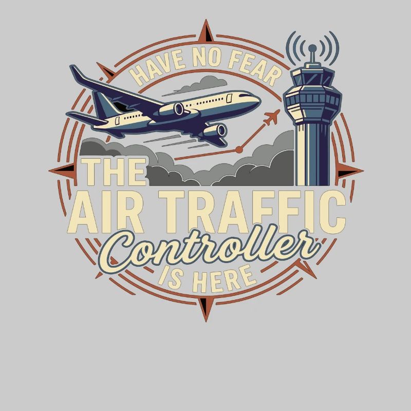 Air Traffic Controller Flugzeug Tower Spruch