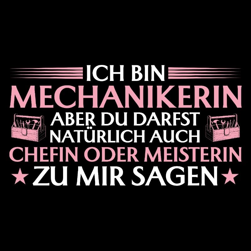 Handwerkerin Chefin oder Meisterin - Mechanikerin