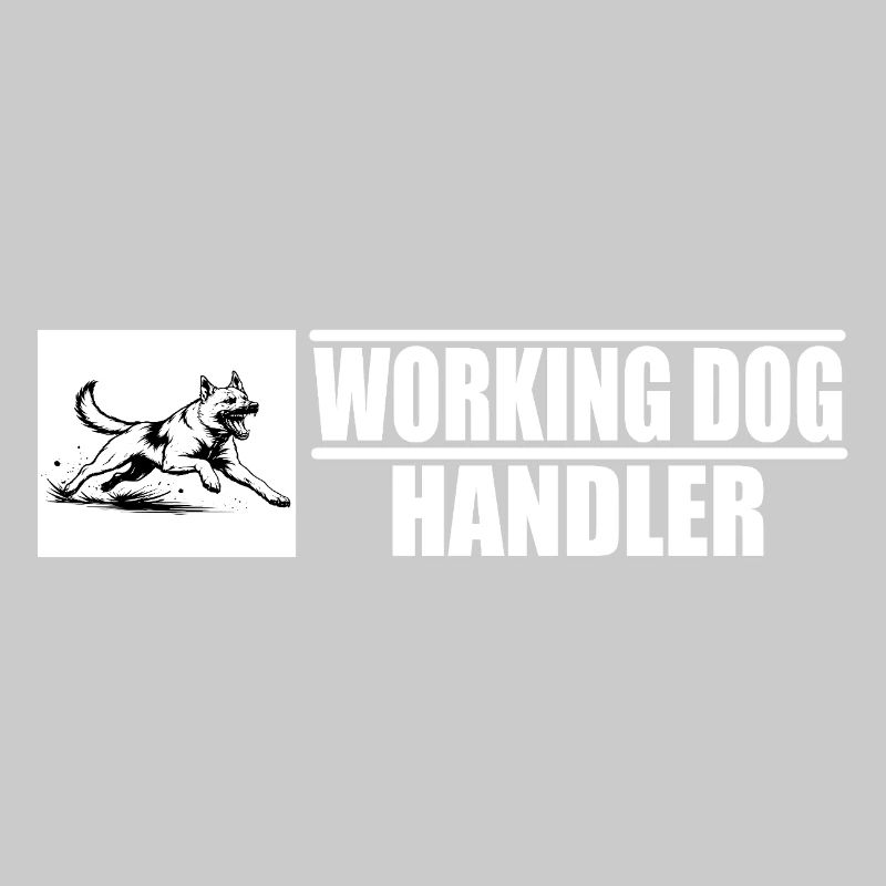 Working Dog Handler Motif