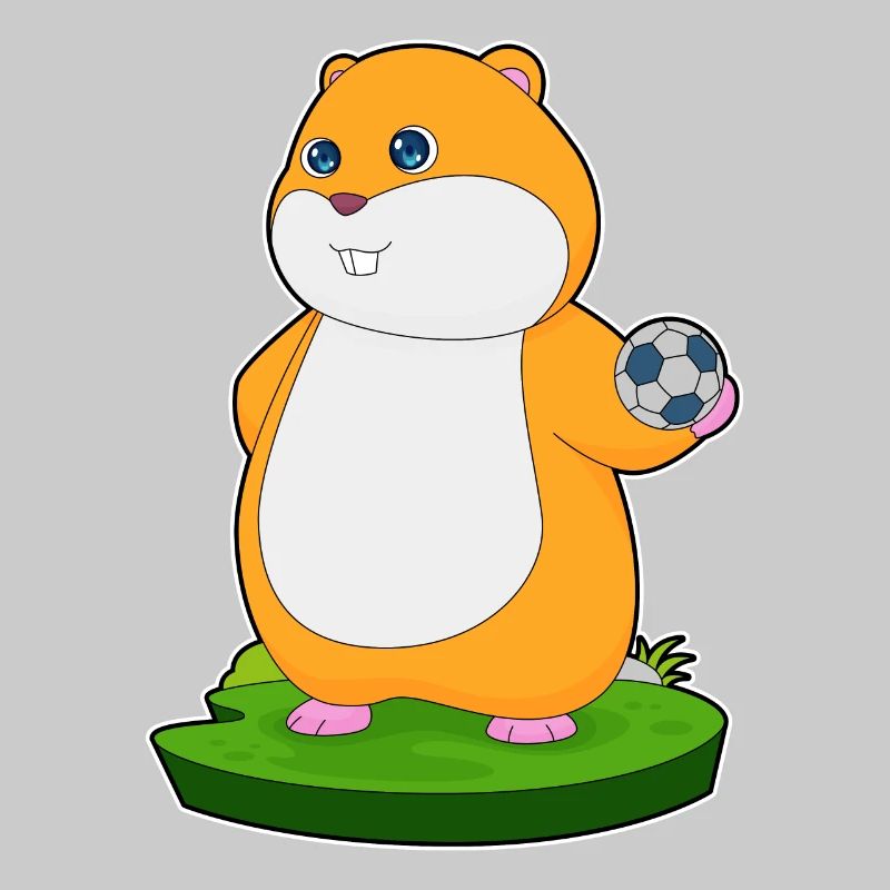 Hamster Handball Player Handball