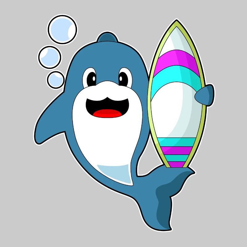 Dolphin Surfer Surfboard