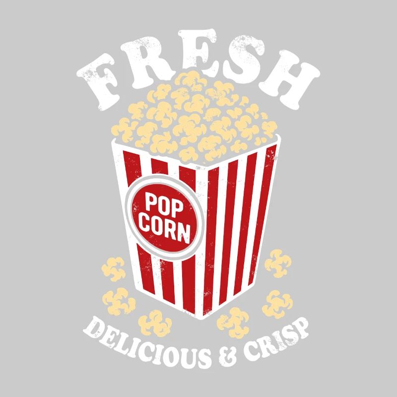 Frisches Popcorn - knusprig, lecker - Geschenk