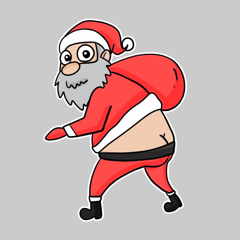 Lustiger Weihnachtsmann