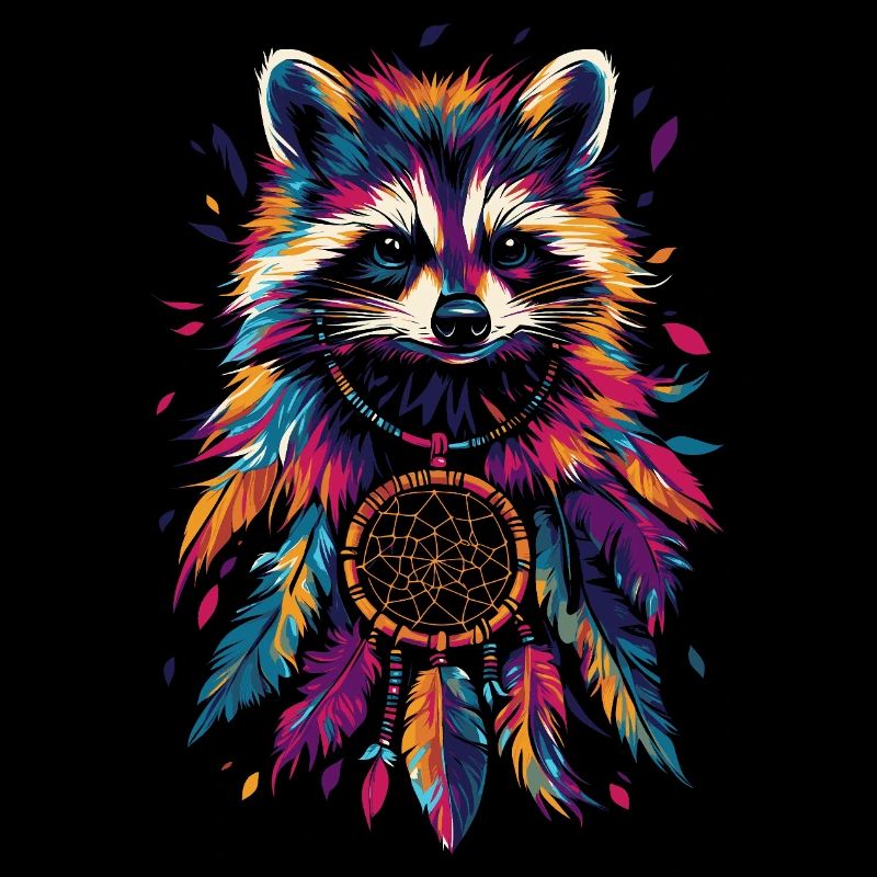 Waschbär Traumfänger