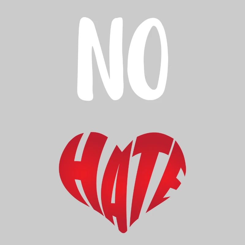 No Hate Dislike Stop Hate Anti Hate
