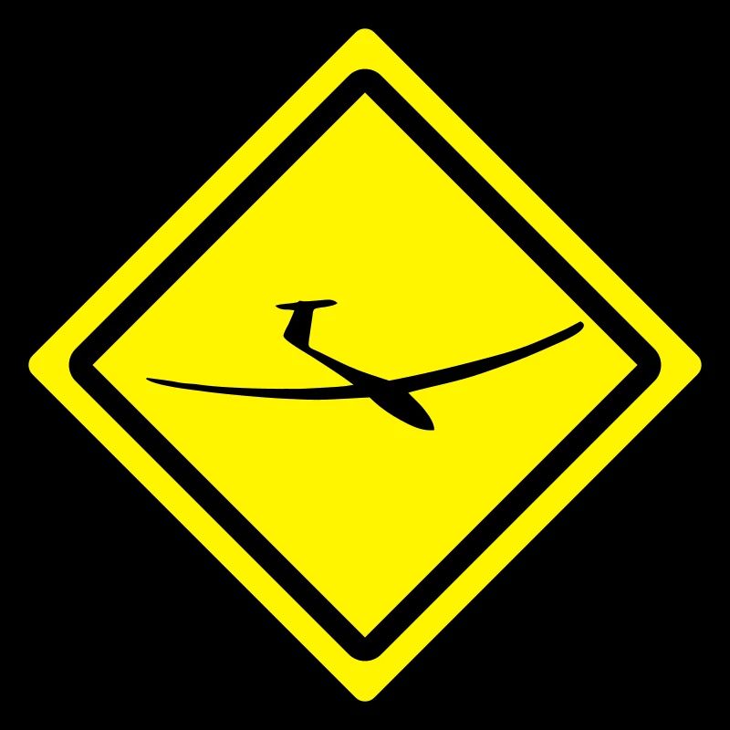 glider roadsign