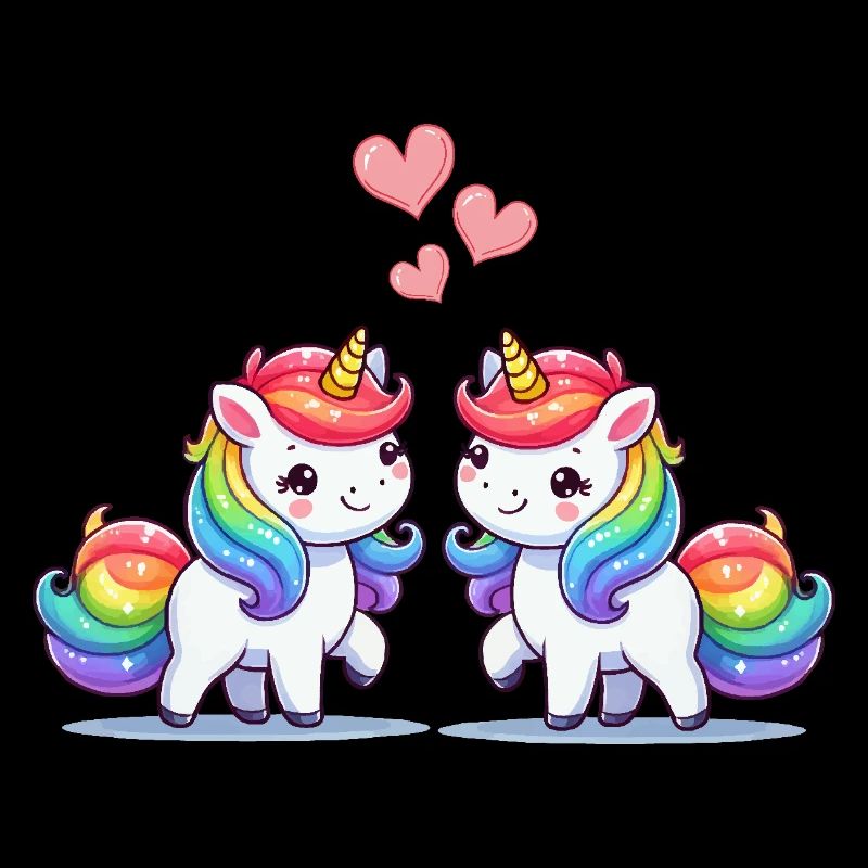 Unicorn Comic Love