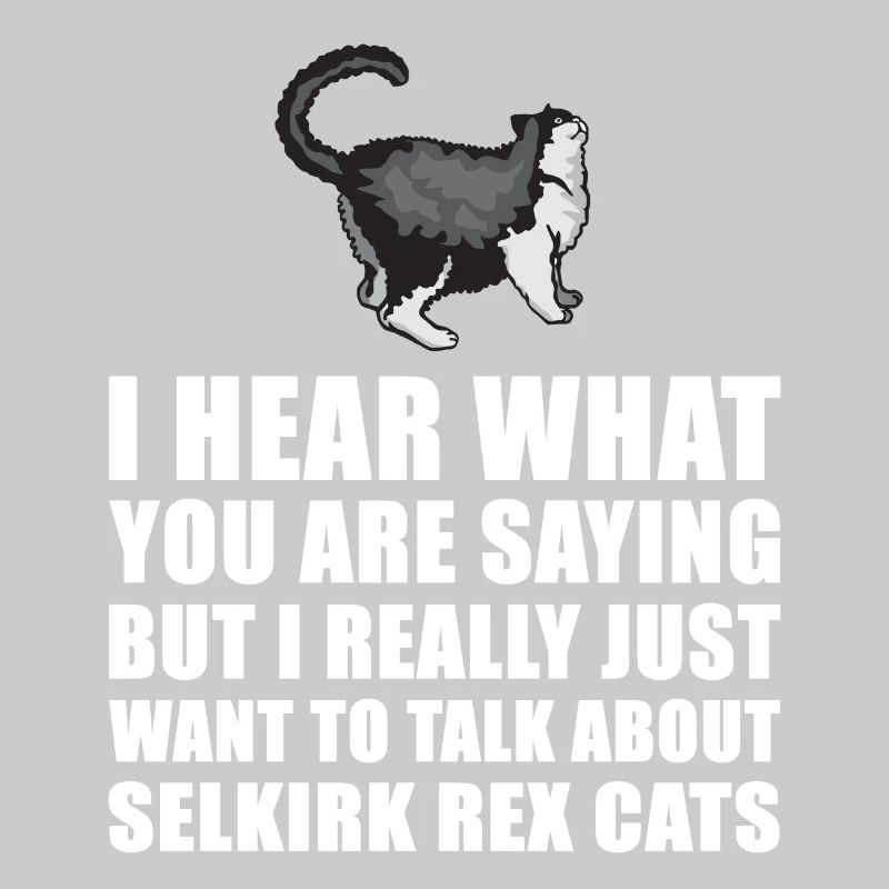 Selkirk Rex Katze nettes Geschenk