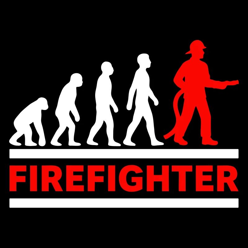 Évolution Pompier Héros Cadeau Cool