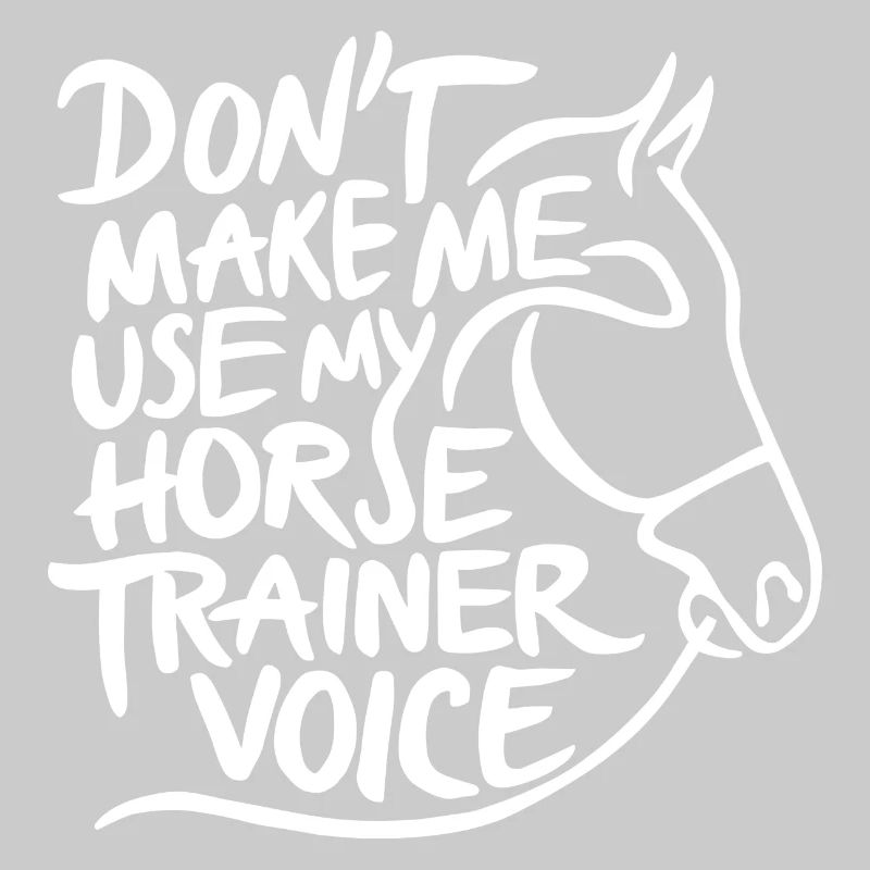 Riding trainer Humor with style and assertiveness