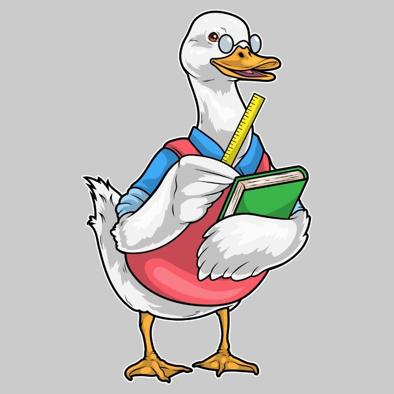 Duck Math Teacher Ruler