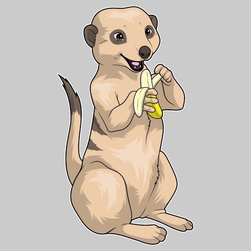 Suricate Banane