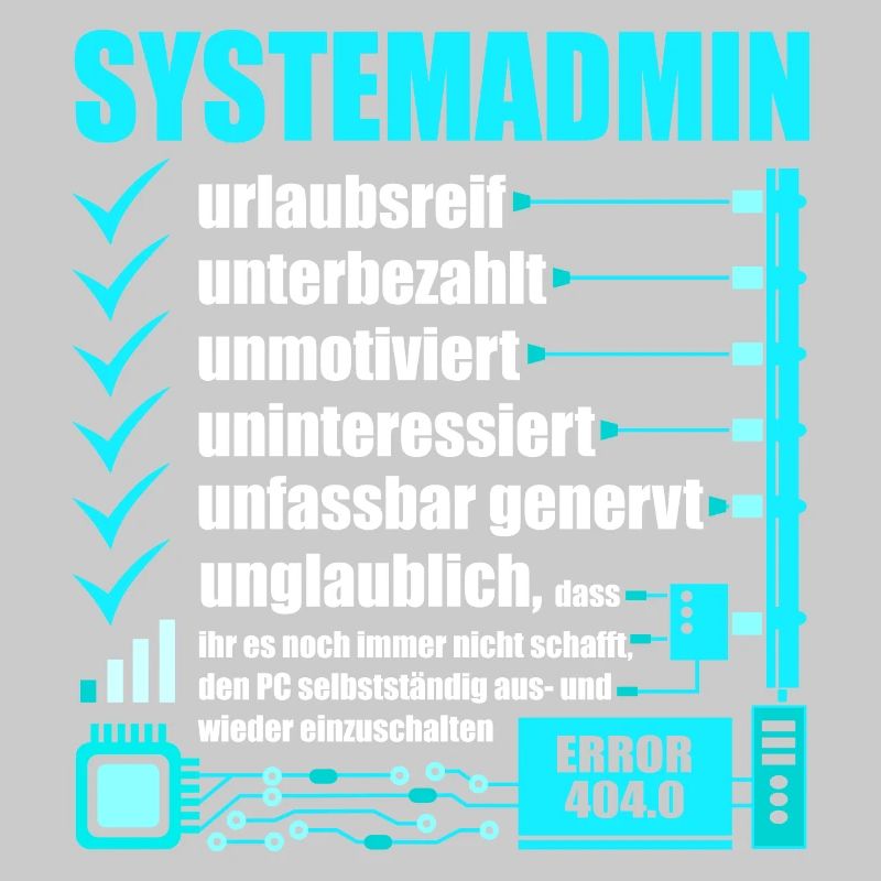 Systemadministrator, IT-Support, Netzwerkadmin, PC