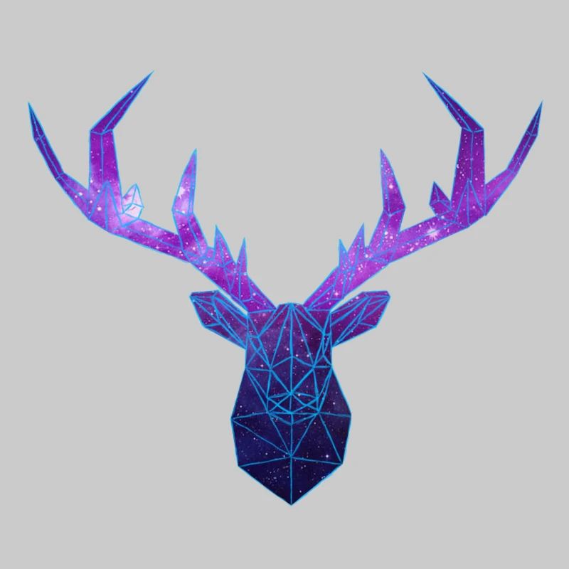 Cerf Low Poly Cosmos