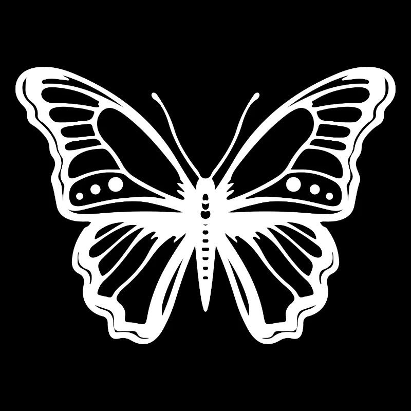 Papillon élégant – insecte minimaliste