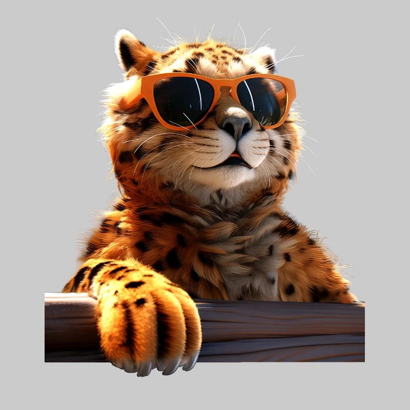Lunettes de soleil guépard Chats guépard Mignon guépard