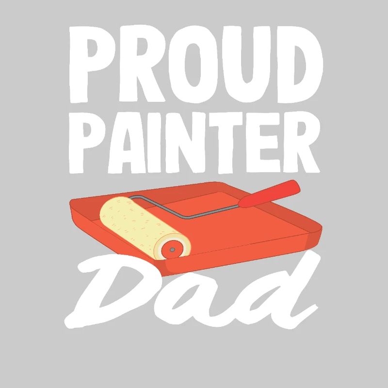 Stolzer Maler Papa