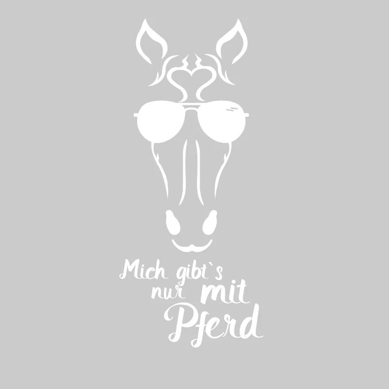 Pferde Tshirt Nur mit Pferd