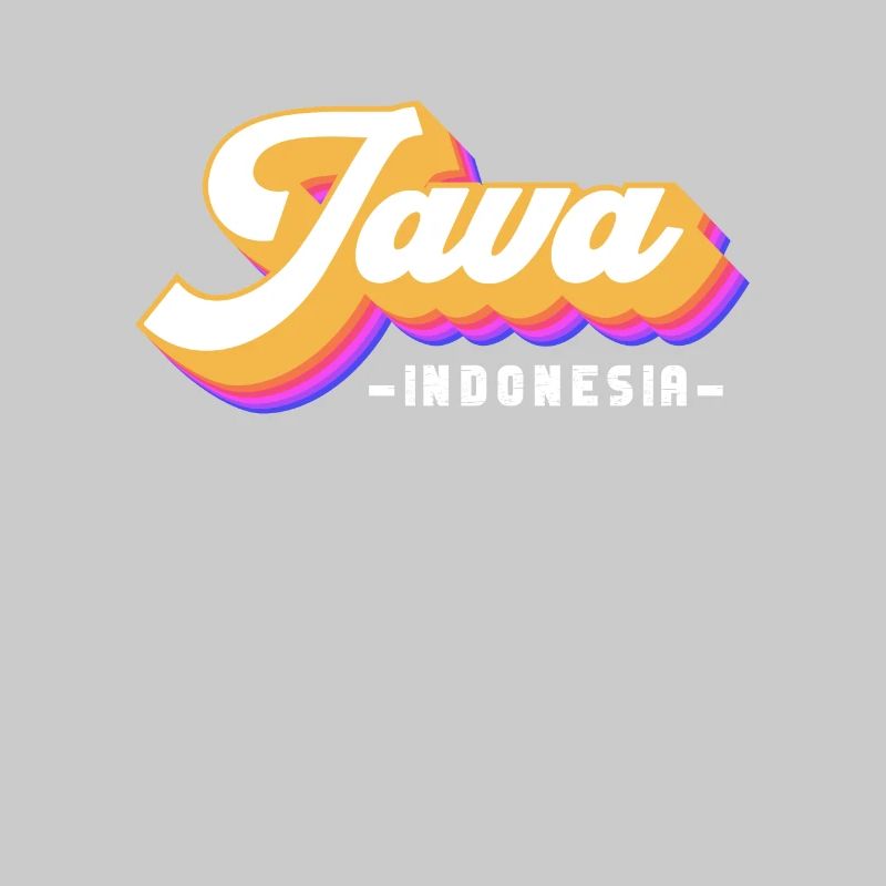 Vintage Urlaub Reise Indonesien Java