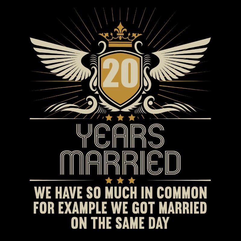 Nous avons beaucoup en commun 20e anniversaire de mariage