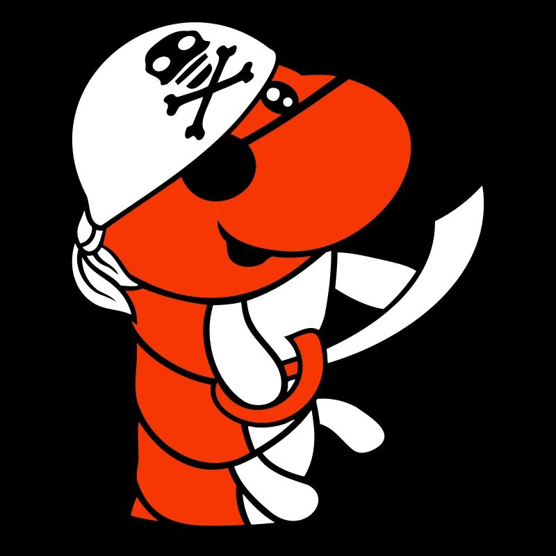 Trou de chenille Pirate Sailor Hat Drôle Mignon Bande dessinée