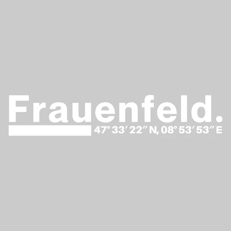 Frauenfeld Koordinaten Thurgau Thurgauer