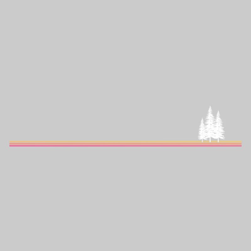 Baumgrenze Retro