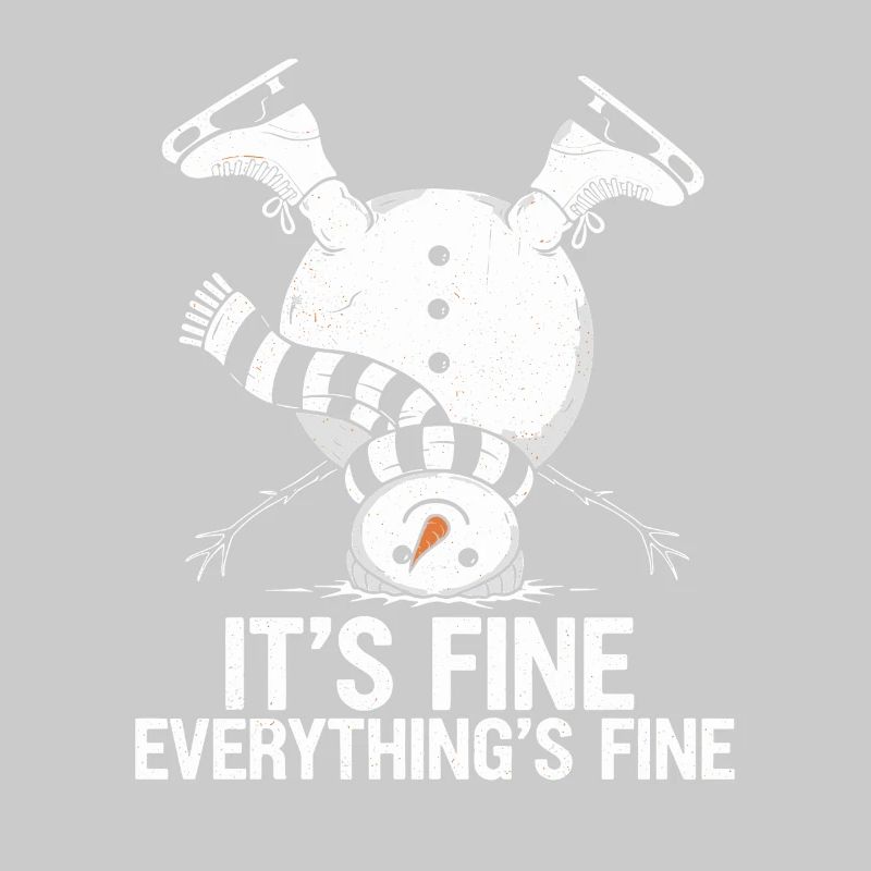 Upside-Down Snowman Saying