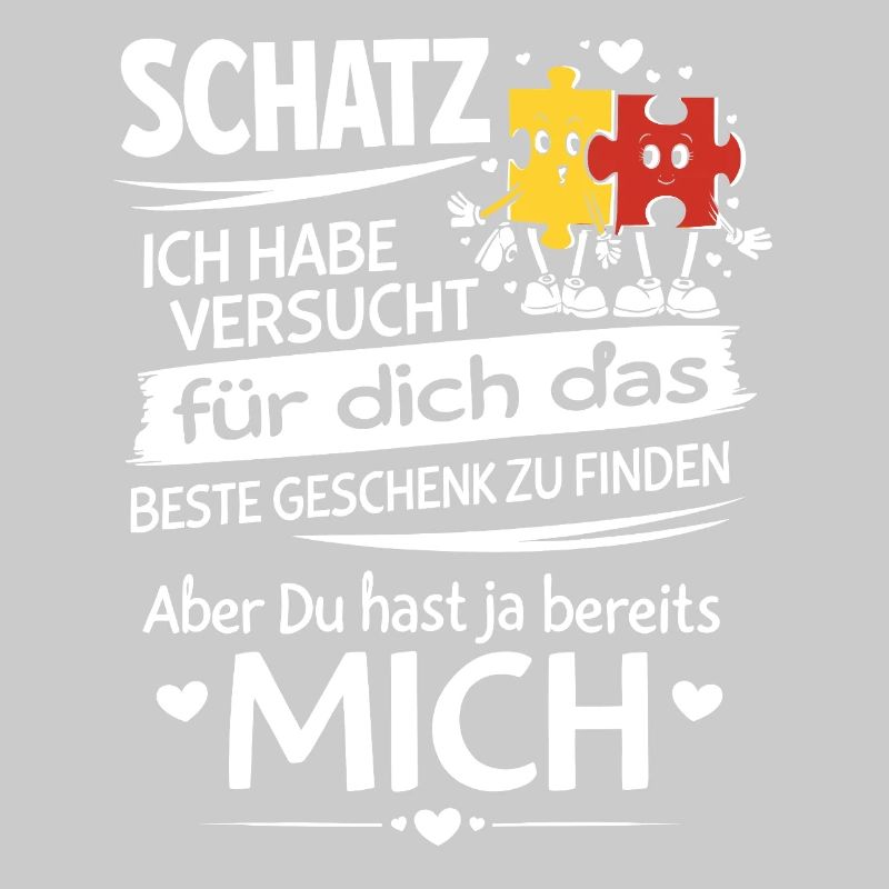 Schatz Geschenk Spruch Puzzleherz