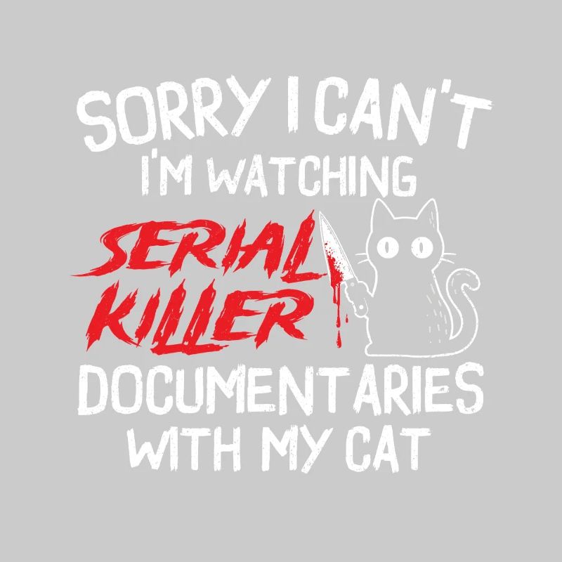 Watching Serial Killer Docs With Cat