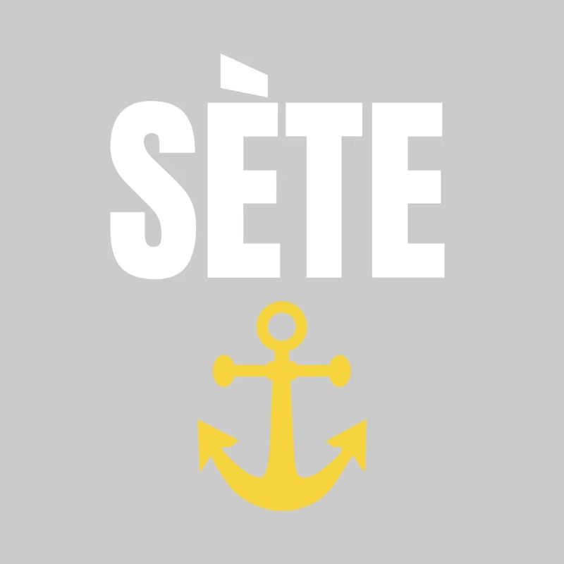 Sète Anchor Graphique Souvenir de Sète