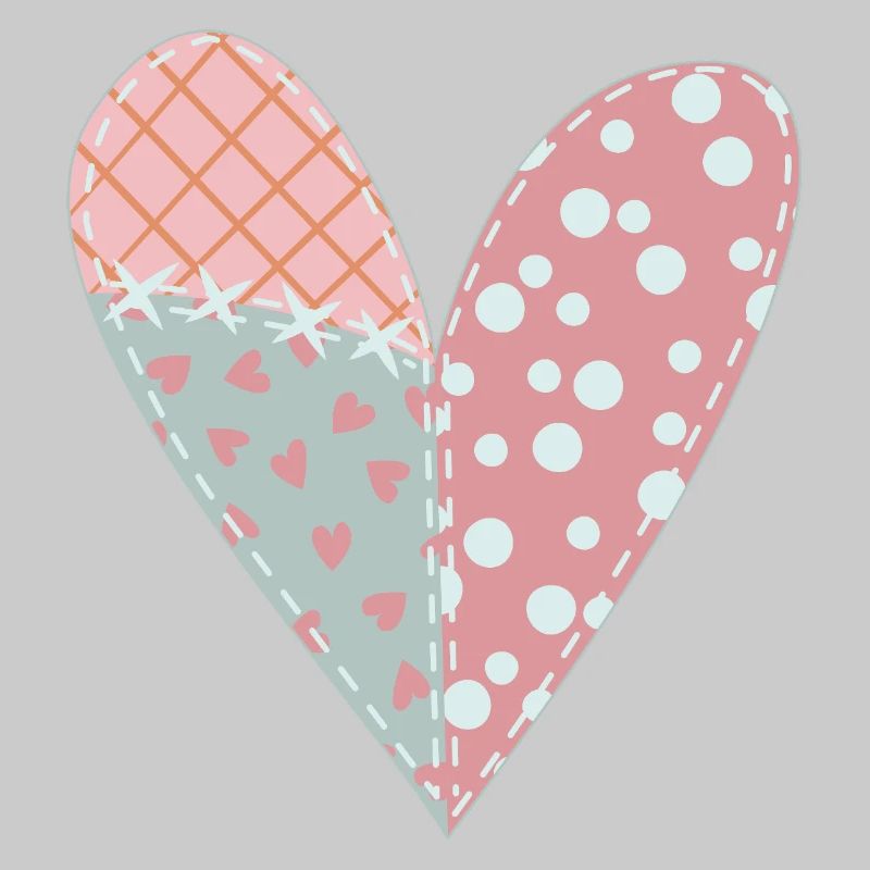 Coeur Patchwork No6