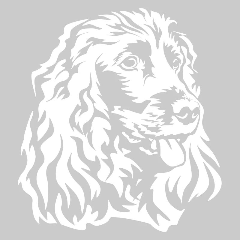 Tête de Cocker Spaniel "Black Edition"