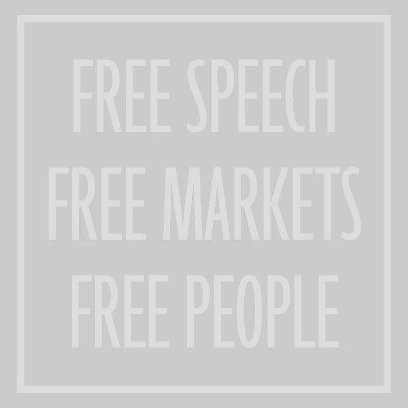 Marché de la liberté d’expression Peuple Libertarian Freedom Logo