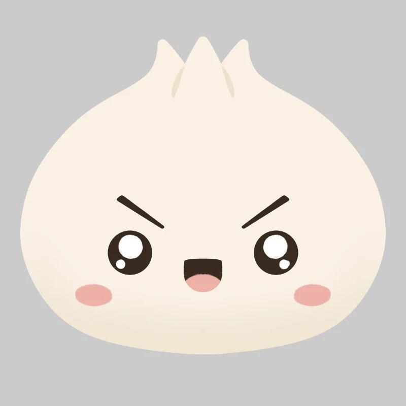 Grumpy Dumpling – süßes Maskottchen