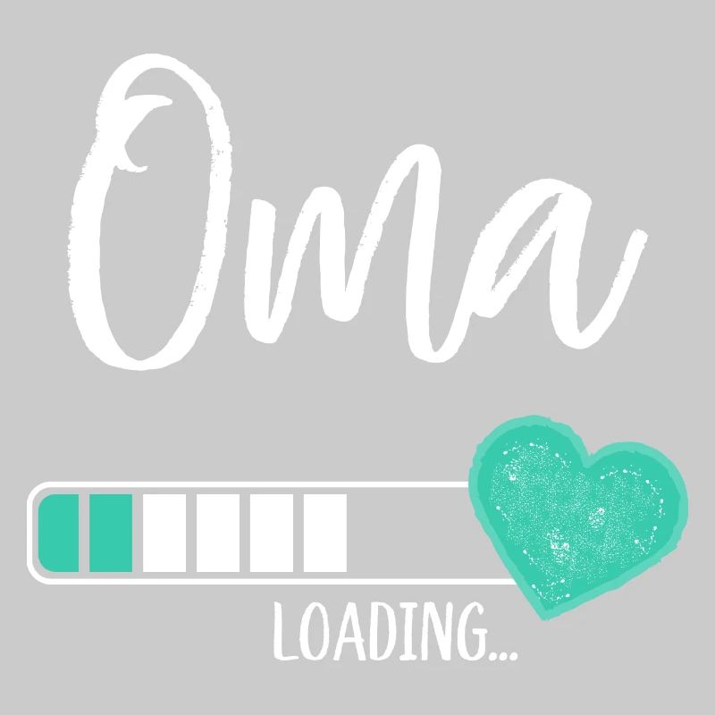 Oma Loading Herz Enkel Junge Werdende Großmutter