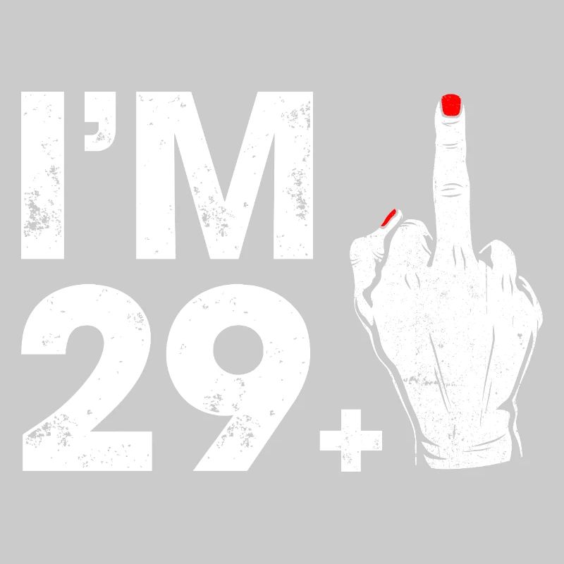 Bold Hand Gesture Celebrating Age 29+