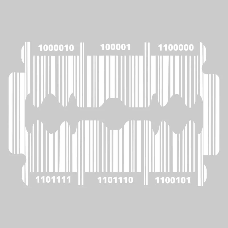 Rasierklinge mit Code