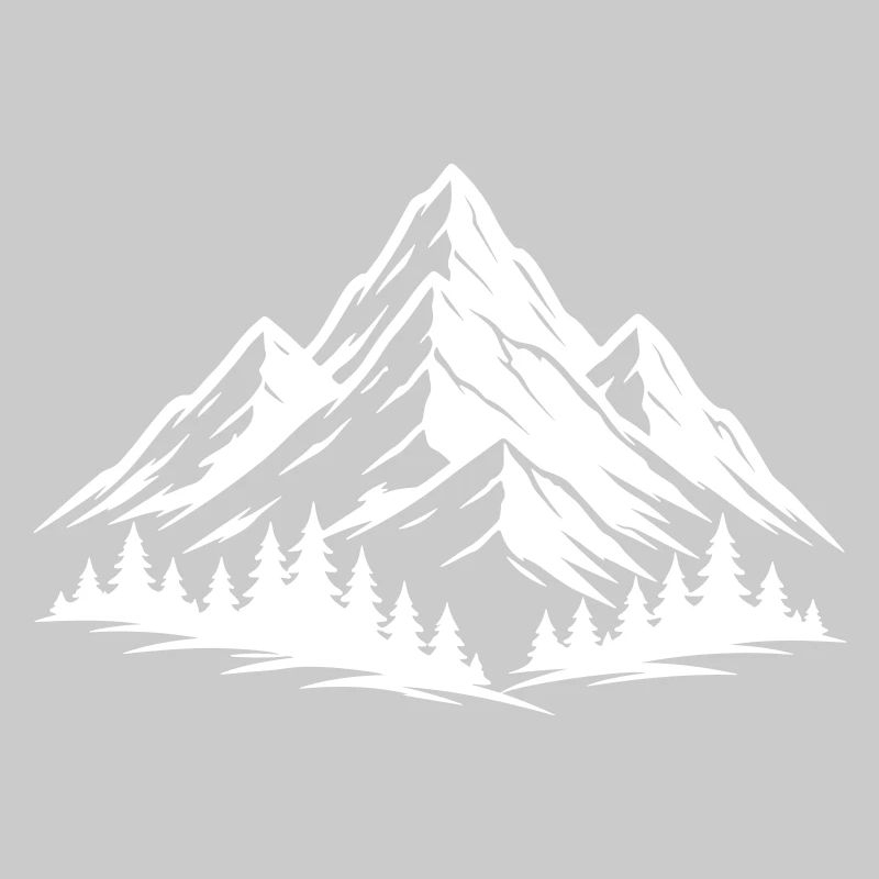 Mountains Forest Landscape