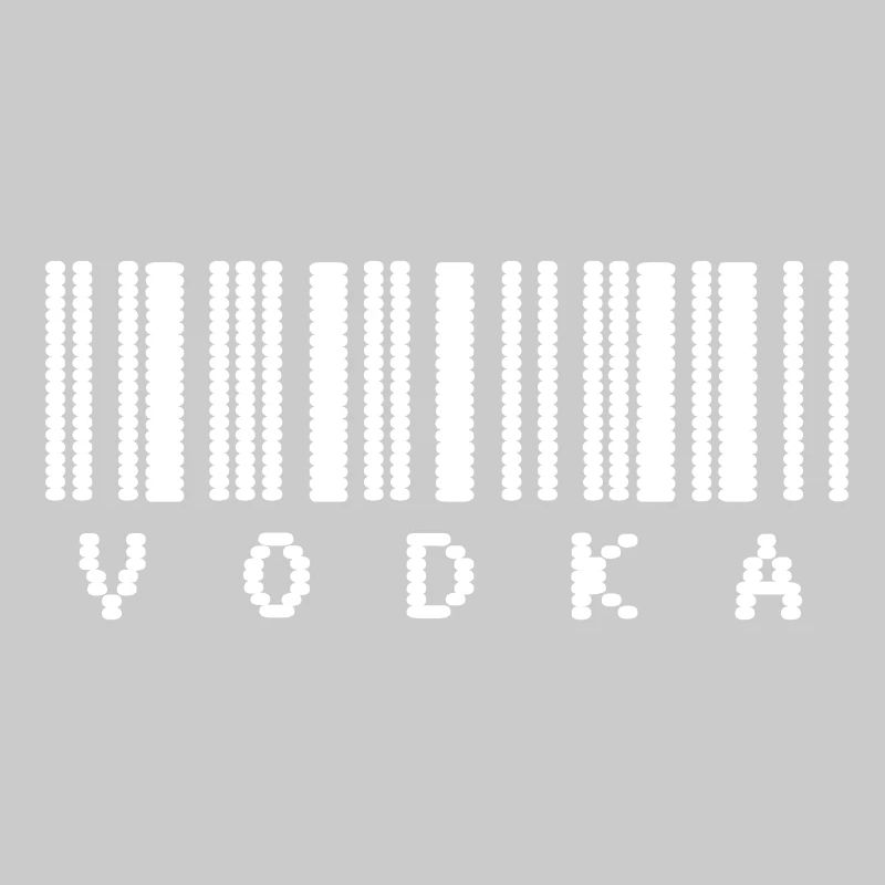 Vodka Barcode Typografie