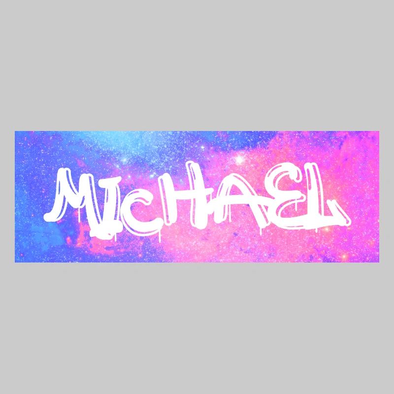 Michael Name Gift Gift Idea Galaxy