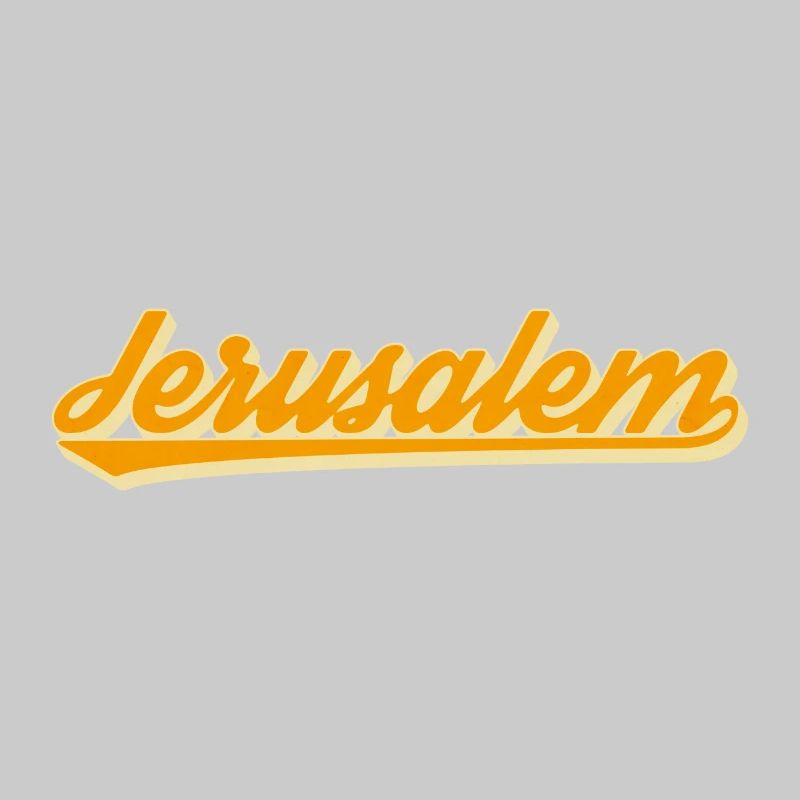 Script rétro de Jérusalem