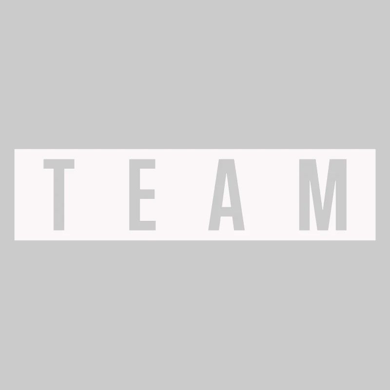 TEAM Lettres majuscules